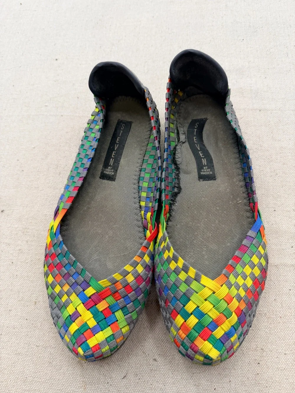 Steven By Steve Madden colorful woven